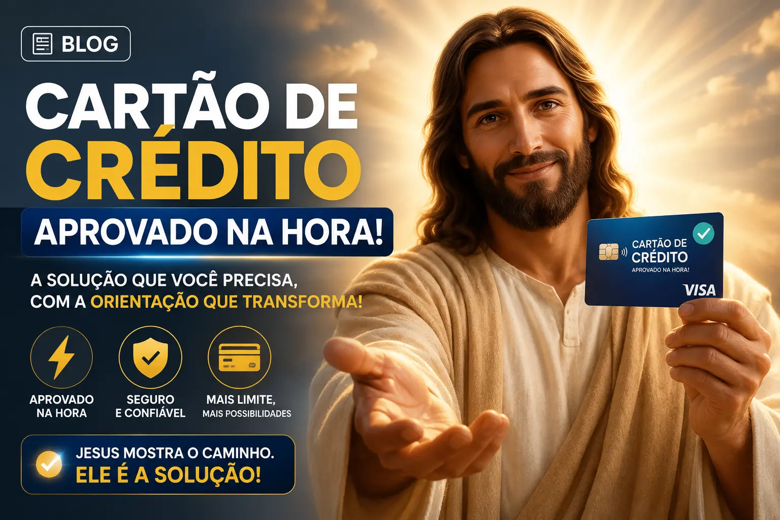 Cartão de Crédito Aprovado na Hora